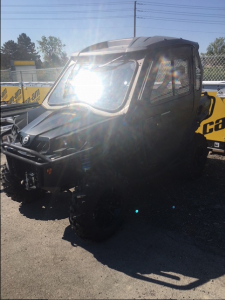 2016 CAN AM COMMANDER 1000 XT WITH FULL HEATED CAB 