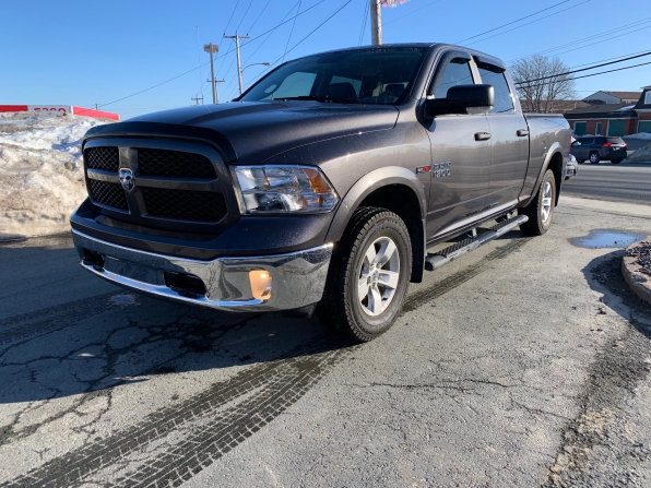 2018 RAM 1500 CREW CAB 4WD OUTDOORSMAN ECO DIESEL W 6.4 FT BED 